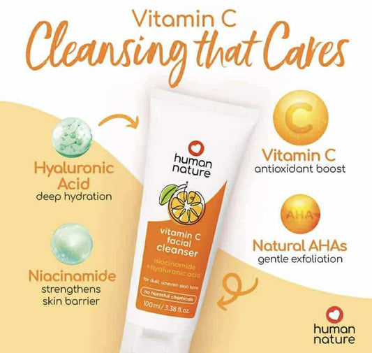 Organic face wash vitamin C