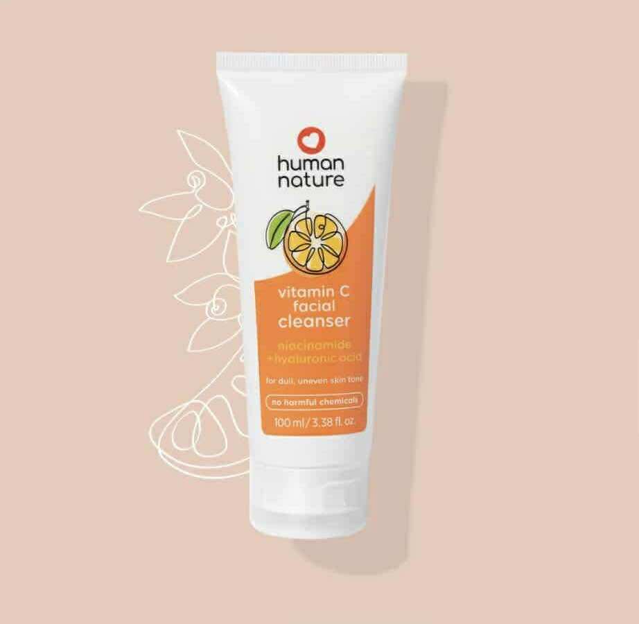 Organic face wash vitamin C